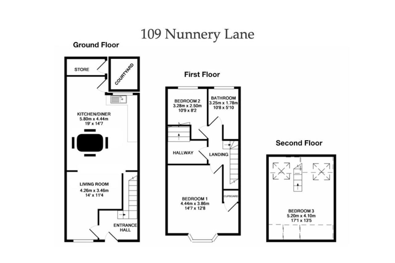 Spencer House & 107 & 109 Nunnery Lane Villa York Luaran gambar